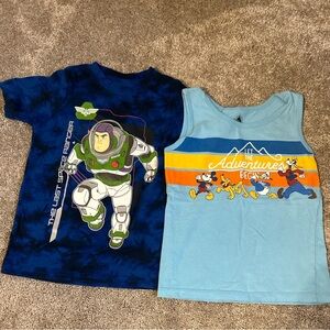 Disney Lightyear & Mickey Tops